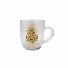 لیوان شیشه ای طرح یا اباصالح المهدی