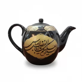 قوری هیئتی طرح اباالفضل العباس و اباعبدالله الحسین یک و نیم لیتری