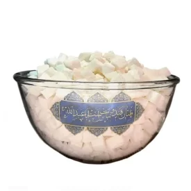 کاسه قند بلوری طرح نامتان قند و نبات است اباعبدالله