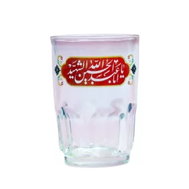 استکان عینکی قلمی طرح یا اباعبدالله بسته 8 عددی