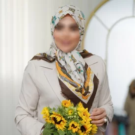 روسری کشمیر طرح ال وی پر