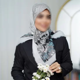 روسری کشمیر طرح شهر