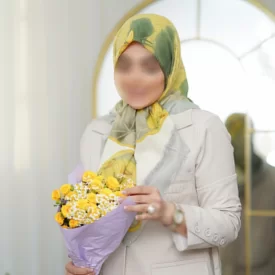 روسری کشمیر طرح برگ