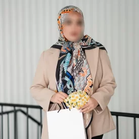 روسری ابریشم اورجینال طرح هرمس
