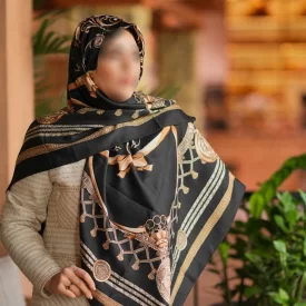 روسری کشمیر طرح دیور منگوله