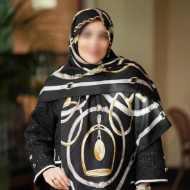 روسری کشمیر طرح کمربندی