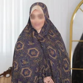 چادر مجلسی وال هندی طرح شش ضلعی کد 5602