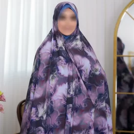 چادر مجلسی اسکادا طرح گل آبرنگی کد 5717