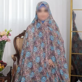 چادر مجلسی وال هندی طرح گل کد 5607