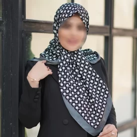 روسری ابریشم ژاکارد طرح والنتینو