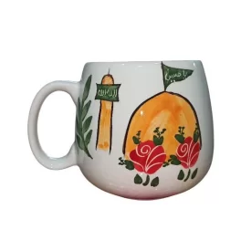 لیوان سرامیکی طرح گنبد و گلدسته