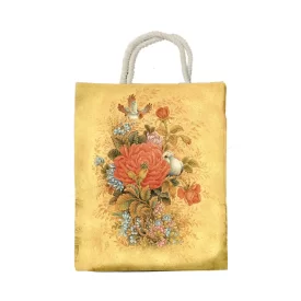 کیسه خرید طرح دو بعدی گل بزرگ