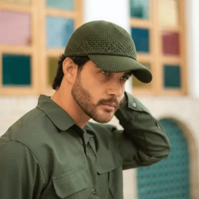 کلاه عماد مغنیه رنگ سبز