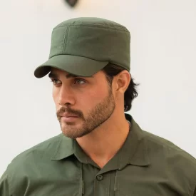کلاه لبه دار مدل چمران سبز