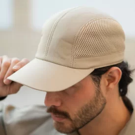 کلاه دور تور نقاب کوتاه خاکی