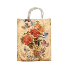 کیسه خرید طرح دو بعدی گل کوچک