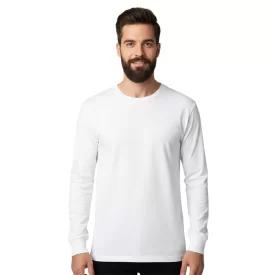 تیشرت آستین بلند نخ پنبه ای بزرگسال کد 0014
