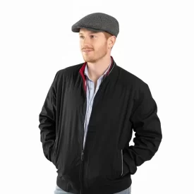 کاپشن کتان دورو مشکی قرمز کد KC12038