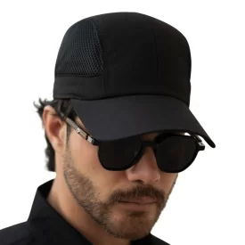 کلاه دور تور نقاب کوتاه مشکی