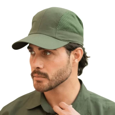 کلاه دور تور نقاب کوتاه سبز