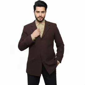 نیم پالتو مردانه رنگ قهوه ای