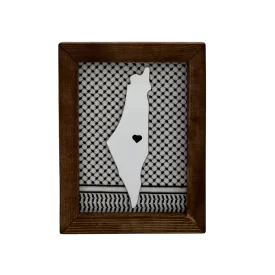 قاب چوبی فلسطین طرح کوفیه