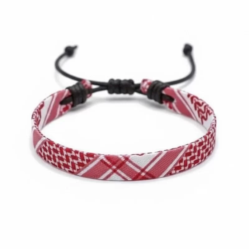 دستبند مدل چفیه قرمز