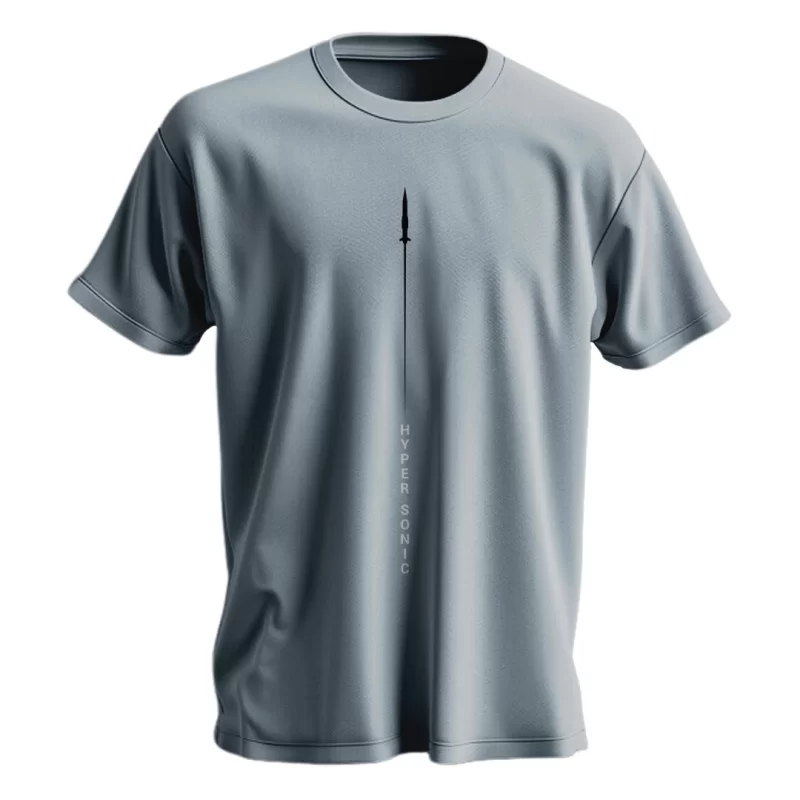 تیشرت مردانه نخی طرح هایپرسونیک کد 02