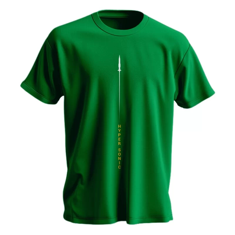 تیشرت مردانه نخی طرح هایپرسونیک کد 02