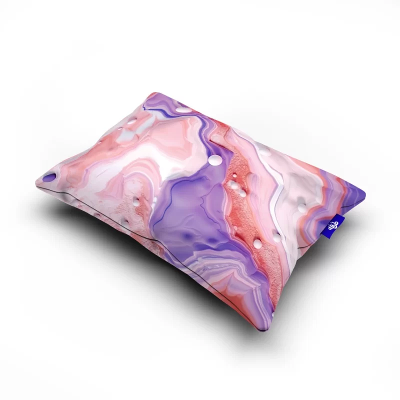 روبالشتی مخمل طرح سنگ