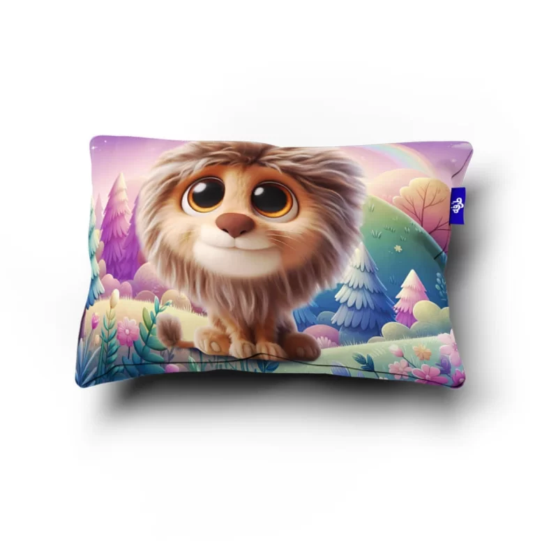 روبالشتی طرح حیوانات مدل شیر 2