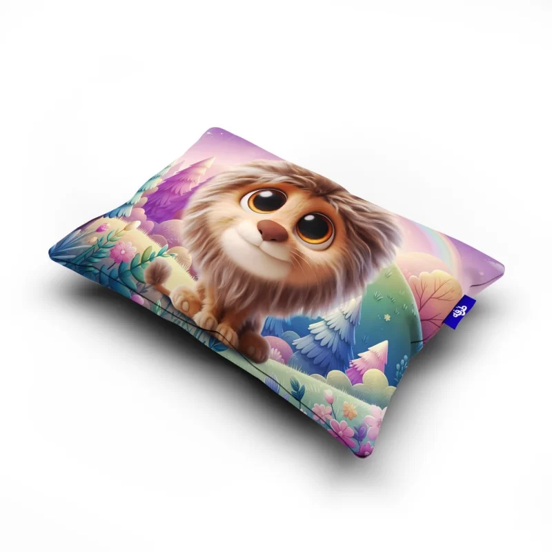 روبالشتی طرح حیوانات مدل شیر 2