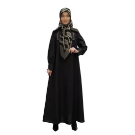 مانتو عبایی طرح مروارید