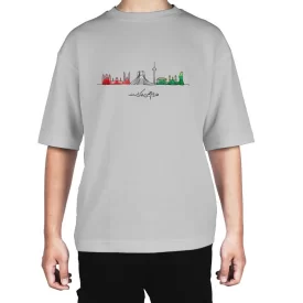 تیشرت مردانه نخی طرح مدل خانه ام ایران