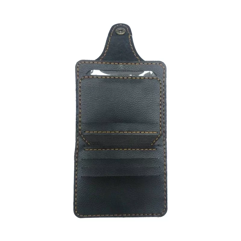 کیف پول چرمی با آرم یگان حفاظت اطلاعات قوه قضاییه