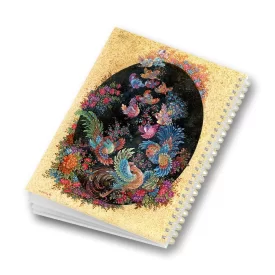 دفتر فنری 50 برگ طرح سیمرغ