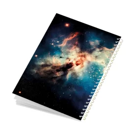 دفتر فنری 80 برگ طرح کهکشان