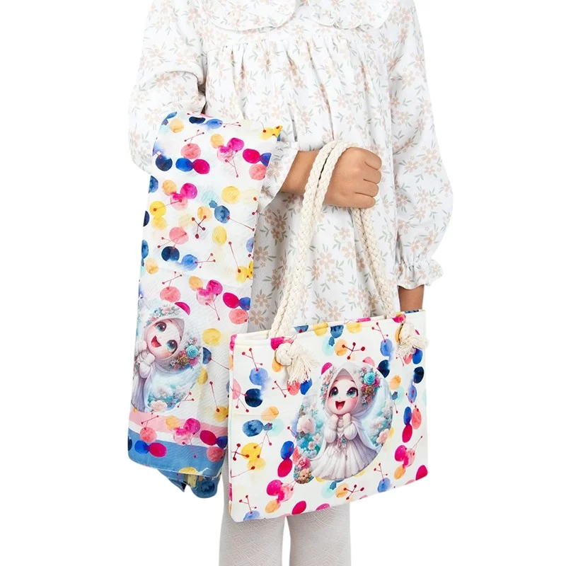 ست کیف و روسری دخترانه SETKID27