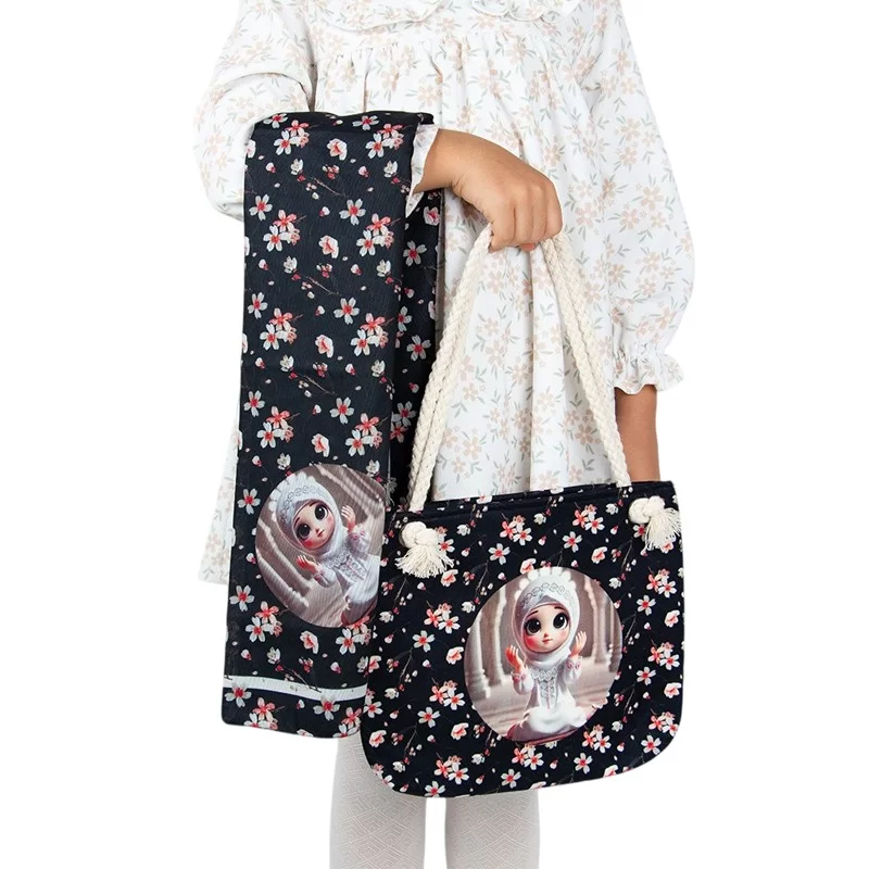 ست کیف و روسری دخترانه مدل SETKID31