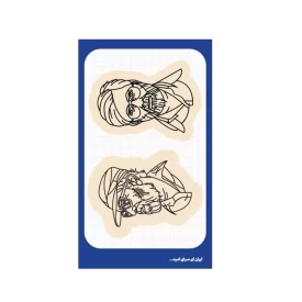 استیکر طرح شهید آوینی و چمران