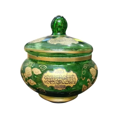 قندان بلوری طرح یا اباصالح المهدی