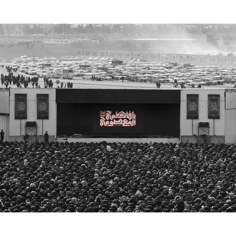 کتیبه مخمل افقی طرح وفات حضرت معصومه (س) کد 325