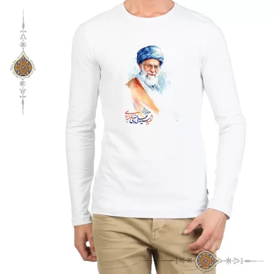 تیشرت مردانه با طرح رهبر شهید