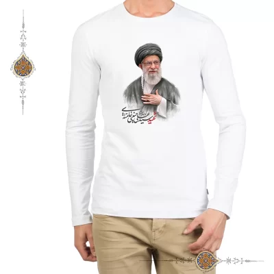 تیشرت مردانه با طرح رهبر شهید