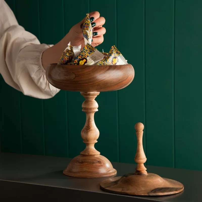 جام شکلات خوری طرح چوب