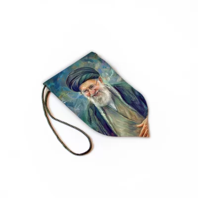 آویز خودرو طرح رهبر شهید کد 08