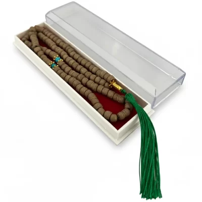 تسبیح 100 دانه تربت خالص کربلا کد 2846 