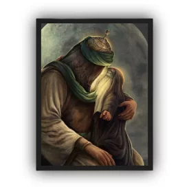 تابلو نوری (بک لایت) طرح بابا حسین علیه السلام