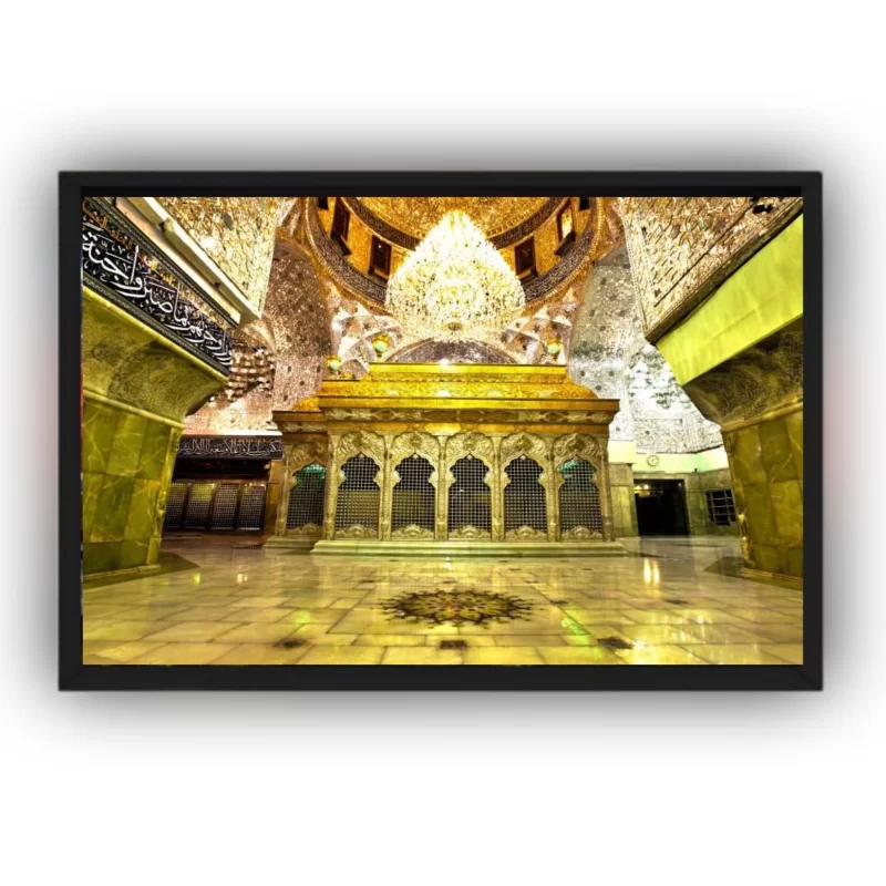 تابلو نوری (بک لایت) طرح جنةُ الحسین علیه السلام