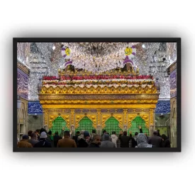 تابلو نوری (بک لایت) طرح ضریح حضرت عباس علیه السلام